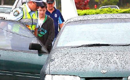 The game is up: Police interview one of the drivers involved in Saturday’s incident. The game is up: Police interview one of the drivers involved in Saturday’s incident.